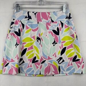 Tommy Bahama Golf Skort‎ Womens S Floral Print Athletic Activewear Pockets